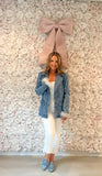 Pearl Kiss Denim Blazer