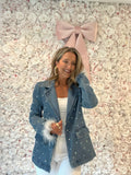 Pearl Kiss Denim Blazer