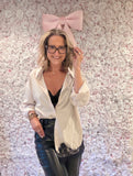 The Lace & Latte Blouse