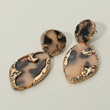 Tortoise Shell Drop Earrings