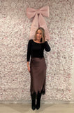 Dark Romance Silk Skirt