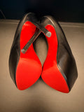 Christian Louboutin Women's Fetish Peep-Toe Platform Pumps