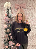 Champagne & Caviar Please Crewneck