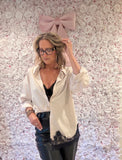 The Lace & Latte Blouse