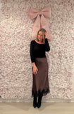 Dark Romance Silk Skirt