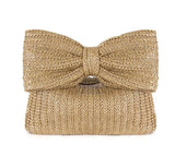 Raffia Bow Clutch