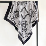 Equestrian Satin Scarf