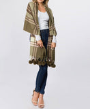 Olive Plaid Scarf