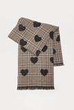 Plaid and Love Scarf
