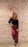 Merlot About It Satin Pants