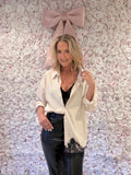 The Lace & Latte Blouse
