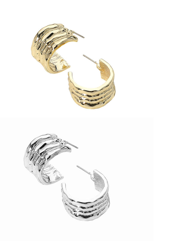 Huggie hoops